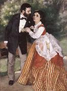 Alfred Sisley and His wife Auguste renoir